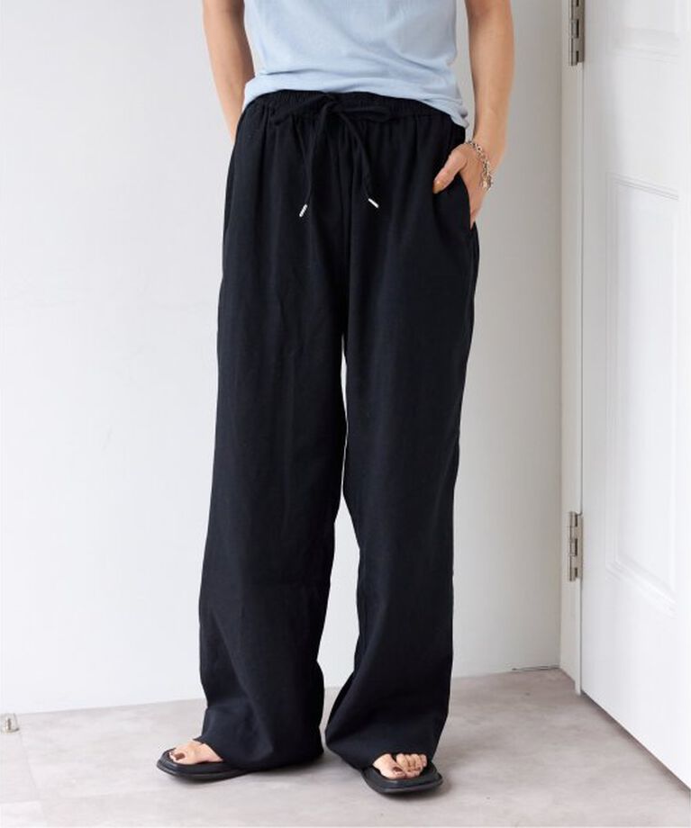 OUTDOOR PRODUCTS Usual Things「コットンリネンウォッシャブルイージーパンツ」|スラックス|