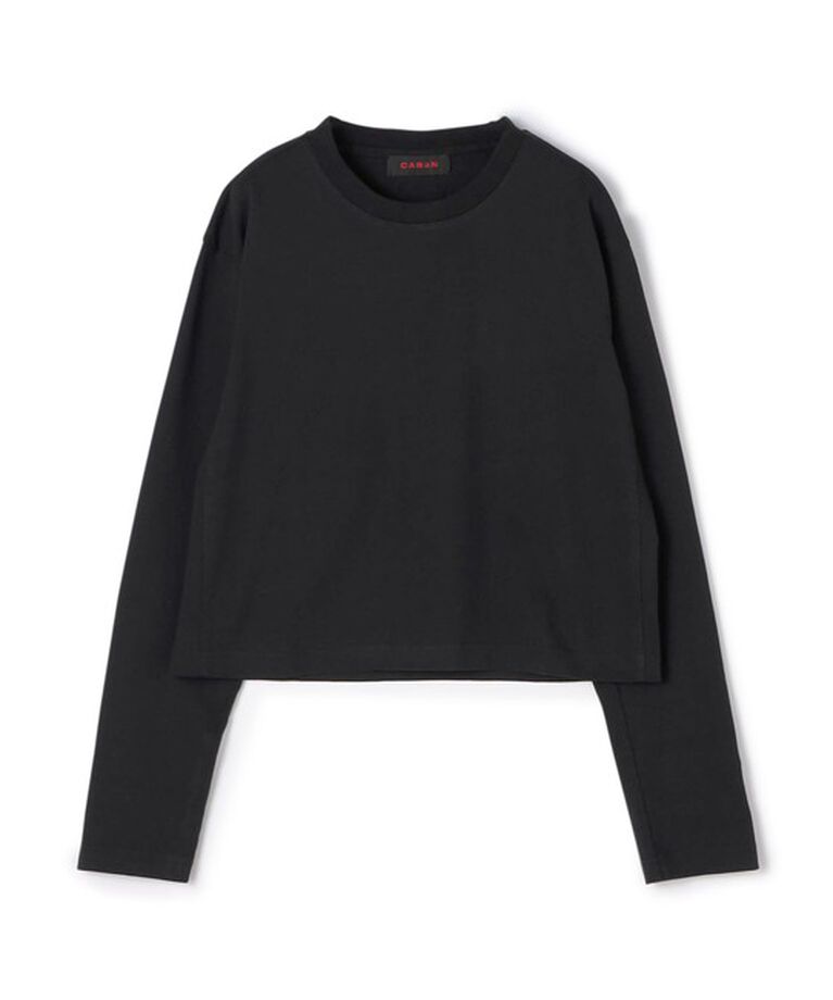 CABaN「CABaN ドライスビンコットン ロングスリーブTシャツ」|Tシャツ・カットソー|19 ブラック