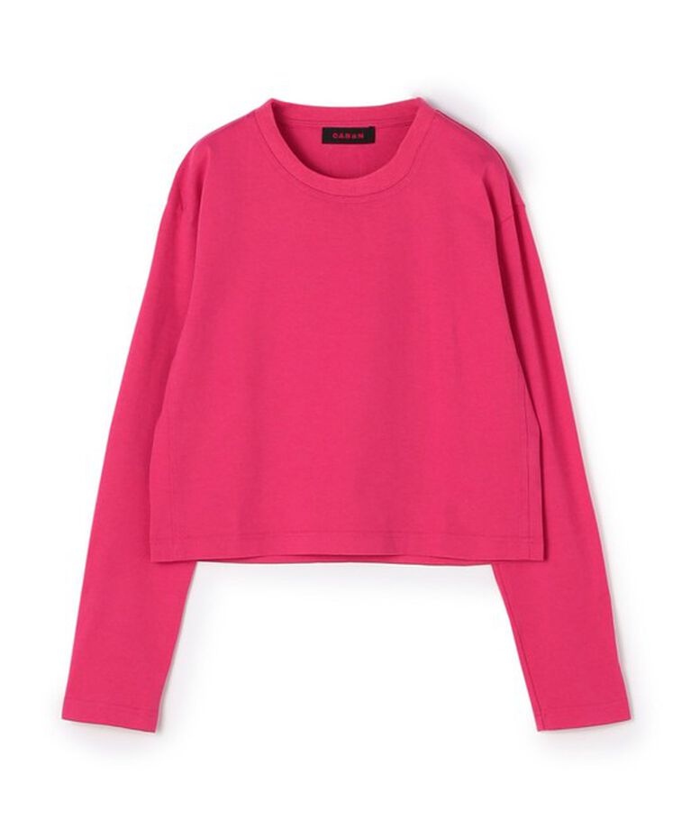 CABaN「CABaN ドライスビンコットン ロングスリーブTシャツ」|Tシャツ・カットソー|33 ピンク