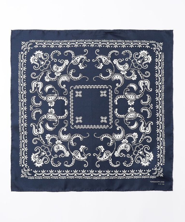 TOMORROWLAND GOODS「TOMORROWLAND シルク バンダナ」|バンダナ・スカーフ|