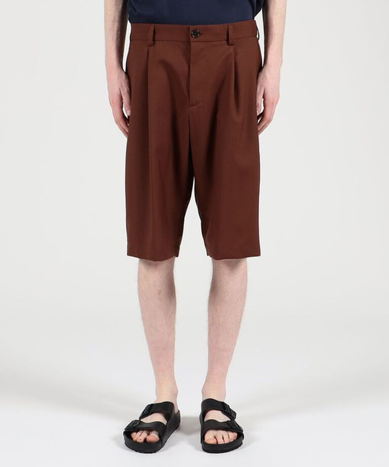 CABaN「CABaN ウォッシャブルウール ワンタックショートパンツ」|その他|
