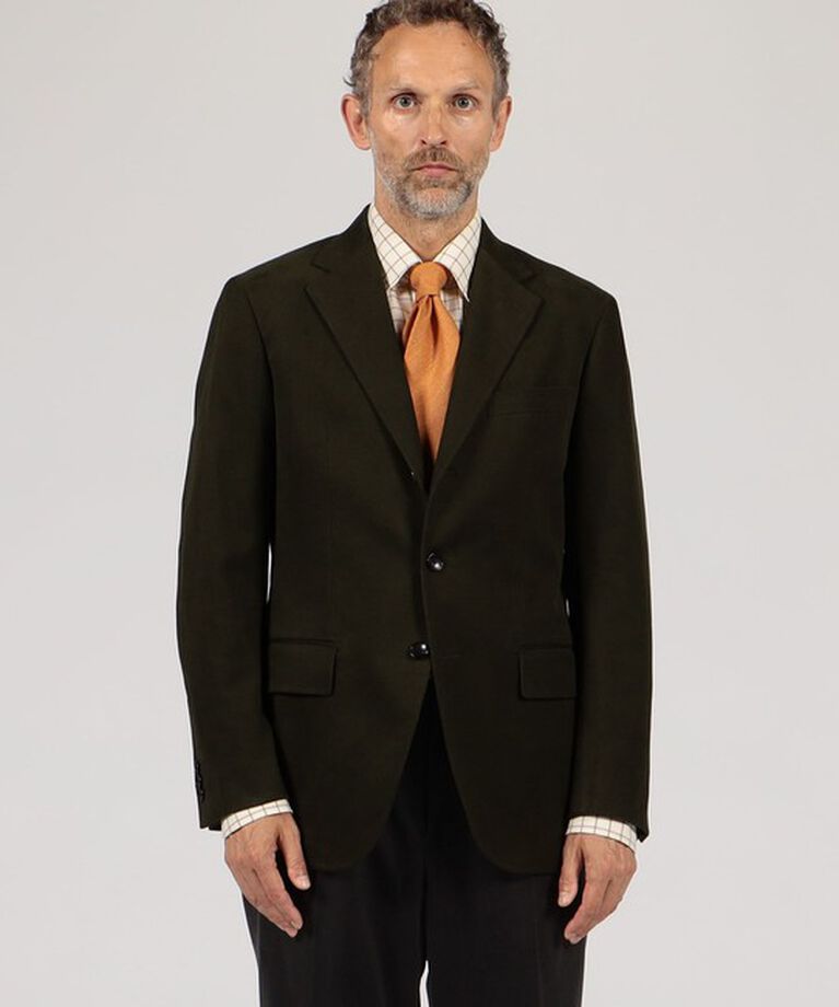 TOMORROWLAND MENS「ストレッチモールスキン シングルブレステッド3Bジャケット」|テーラードジャケット|
