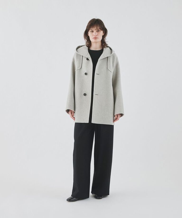 GALERIE VIE「ウールカシミヤダブルフェイス フーデットコート」|その他|