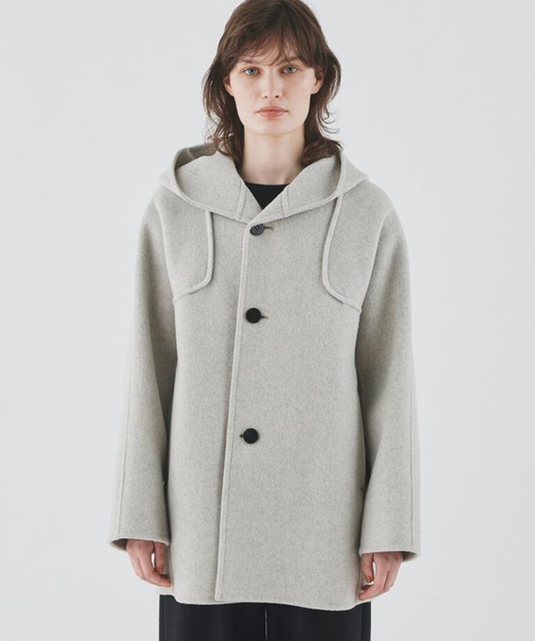 GALERIE VIE「ウールカシミヤダブルフェイス フーデットコート」|その他|