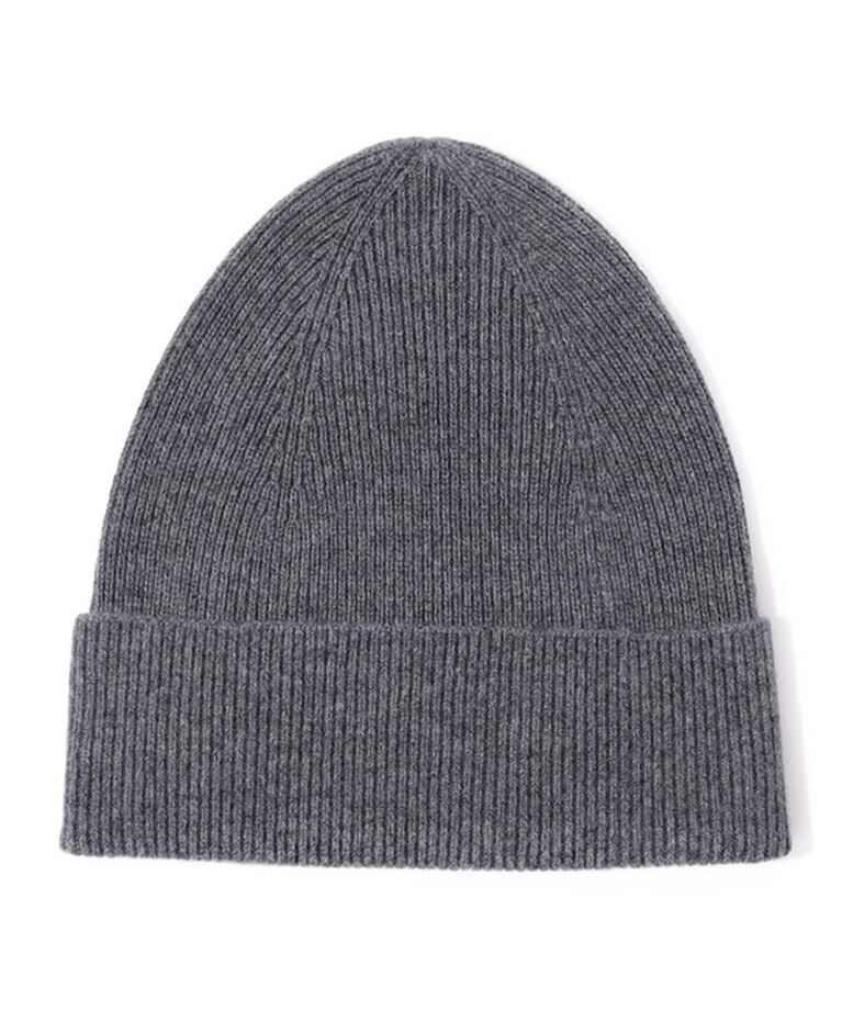 GALERIE VIE「GALERIE VIE スコットランドカシミヤニットキャップ」|ニット帽|15 グレー