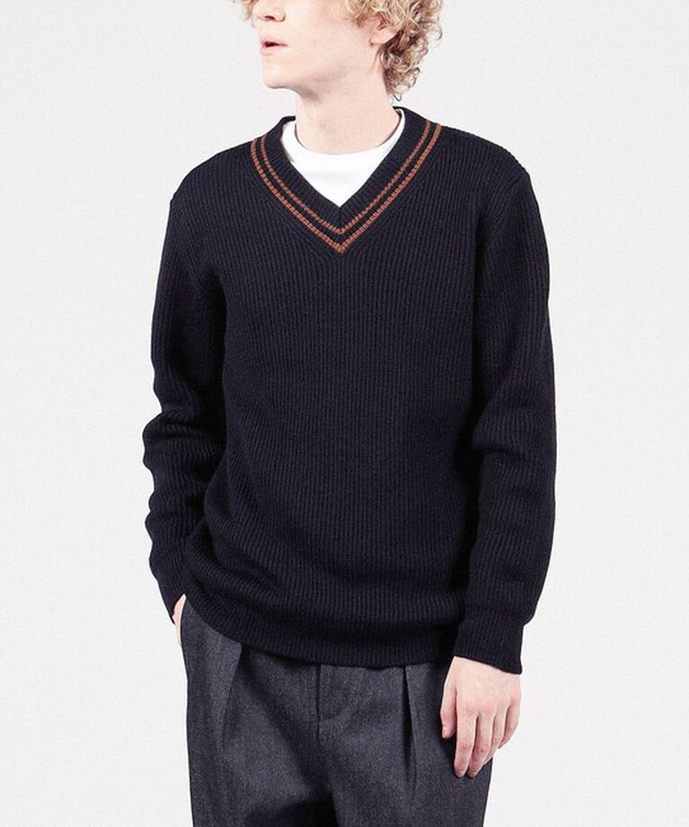 TOMORROWLAND MENS「TOMORROWLAND TRICOT ウール チルデンニット」|ニット・セーター|