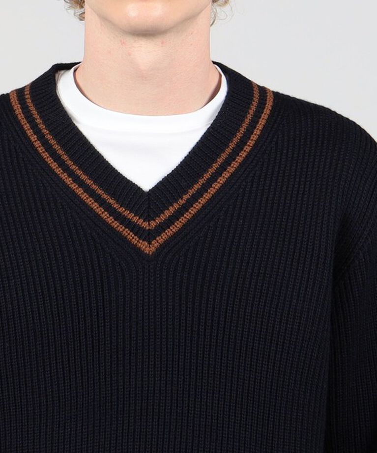 TOMORROWLAND MENS「TOMORROWLAND TRICOT ウール チルデンニット」|ニット・セーター|