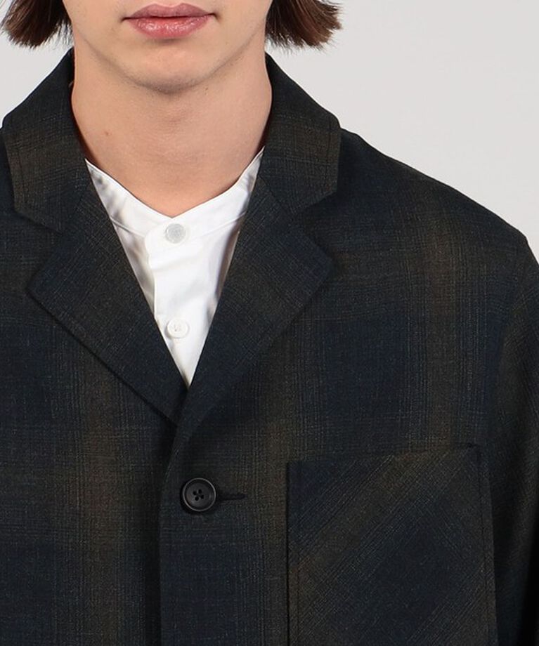 TOMORROWLAND MENS「【別注】PENDLETON ウール オンブレチェック ジャケット」|テーラードジャケット|