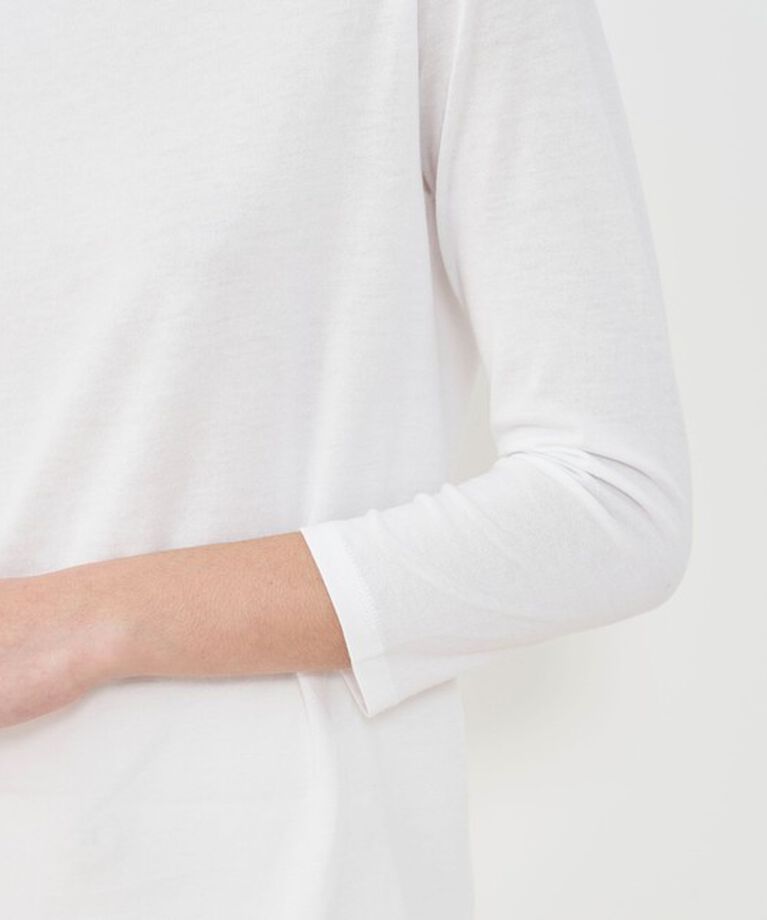 GALERIE VIE「パウダーコットン ボートネックプルオーバー」|Tシャツ・カットソー|