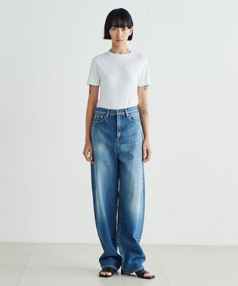 Edition「エッセンシャルデニム バナナパンツ」|デニム|