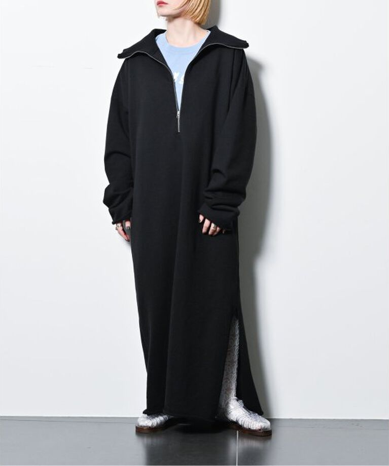  「ZIP UP DRESS：ワンピース」|ワンピース|ブラック