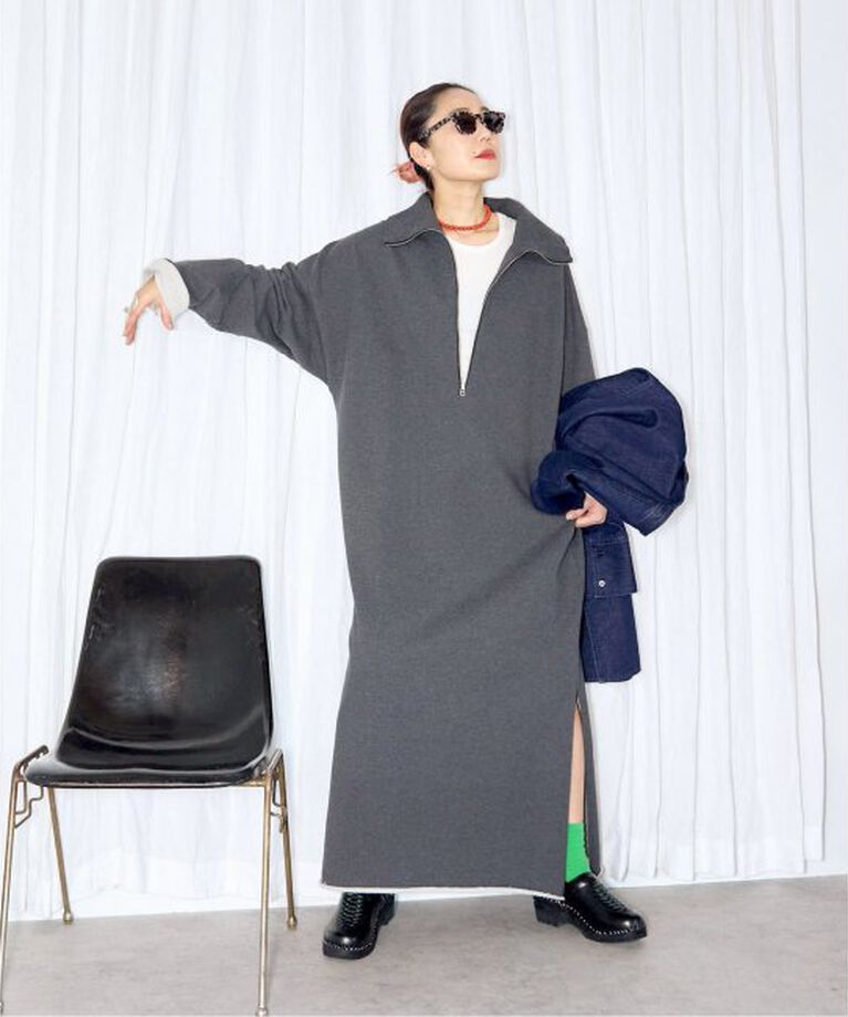  「ZIP UP DRESS：ワンピース」|ワンピース|