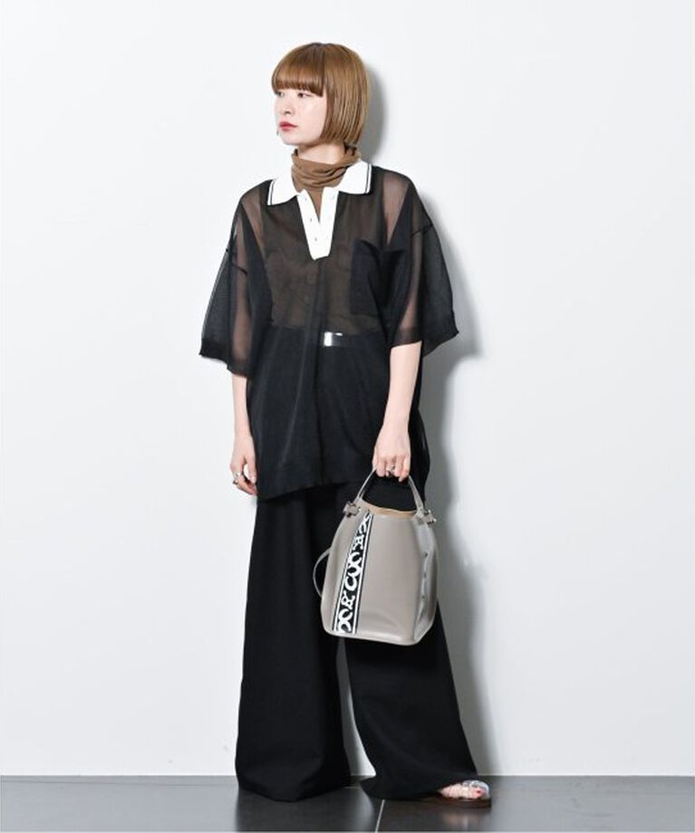  「BACK SLIT パンツ」|スラックス|