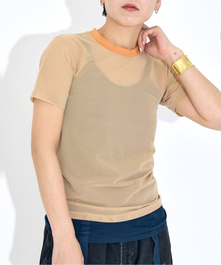  「overneath 別注 NetT059：Tシャツ」|Tシャツ・カットソー|ベージュ