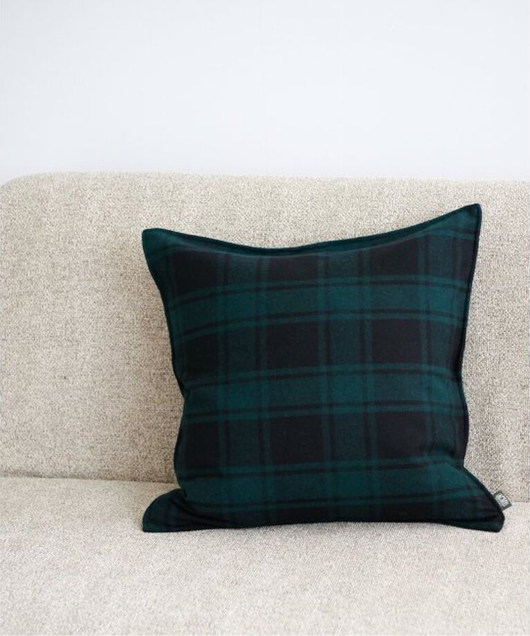ACME「BUFFALO CHECK クッションカバー 45cm角」|クッション・クッションカバー|グリーン