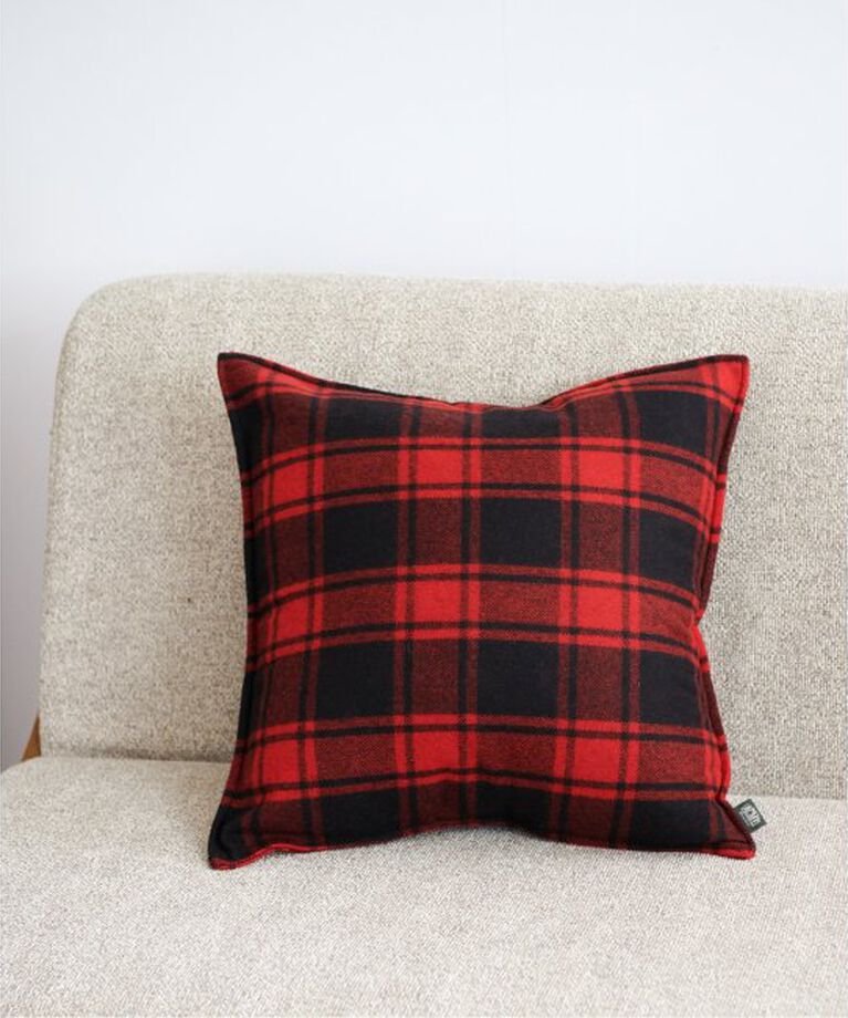 ACME「BUFFALO CHECK クッションカバー 45cm角」|クッション・クッションカバー|レッド