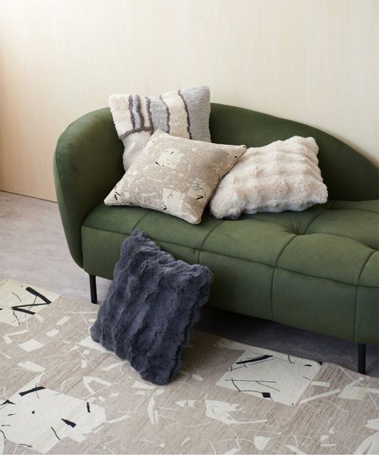 journal standard Furniture「LINEPATCH CUSHION　クッションカバー 45cm角」|クッション・クッションカバー|