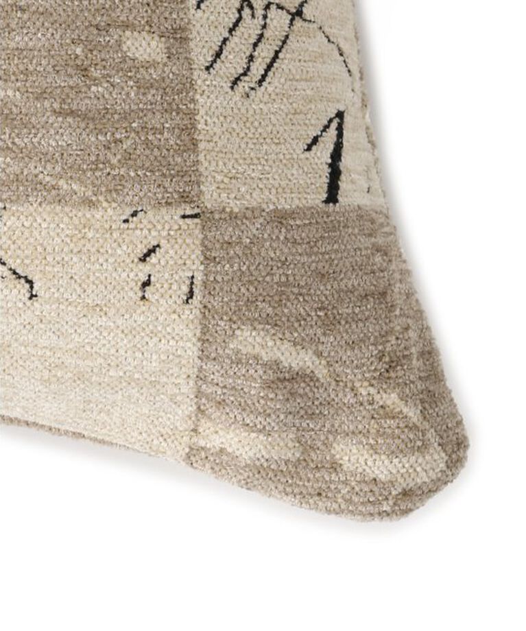 journal standard Furniture「LINEPATCH CUSHION　クッションカバー 45cm角」|クッション・クッションカバー|