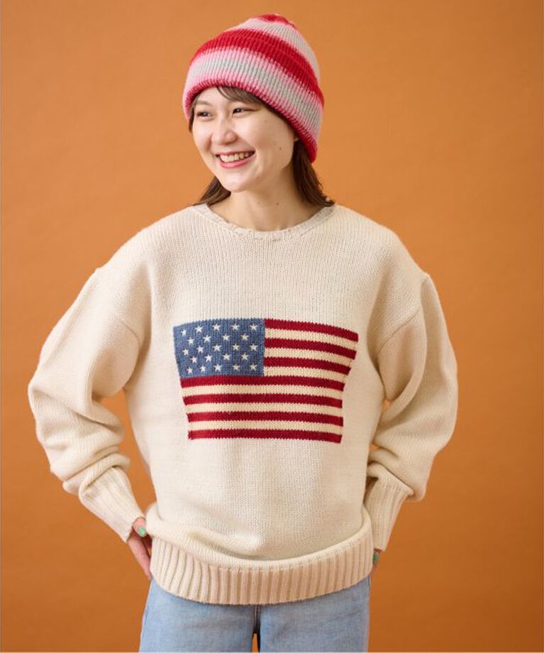 JOINT WORKS「《追加》SUNNY SPORTS/サニースポーツ flag crew sweater」|ニット・セーター|