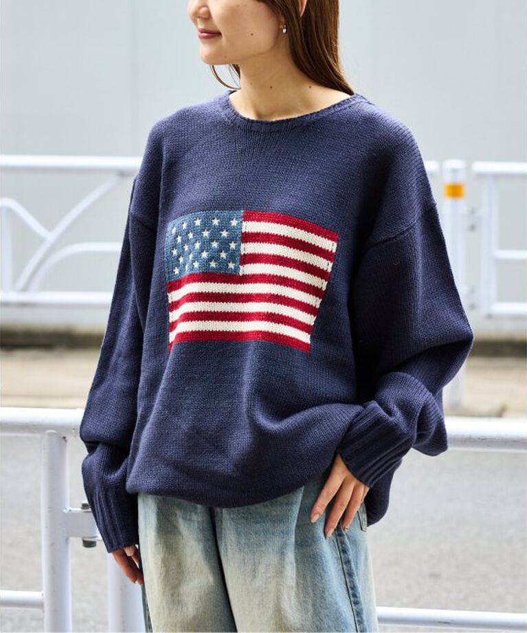 JOINT WORKS「《追加》SUNNY SPORTS/サニースポーツ flag crew sweater」|ニット・セーター|