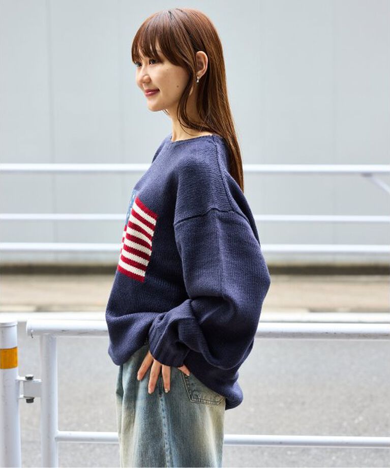 JOINT WORKS「《追加》SUNNY SPORTS/サニースポーツ flag crew sweater」|ニット・セーター|