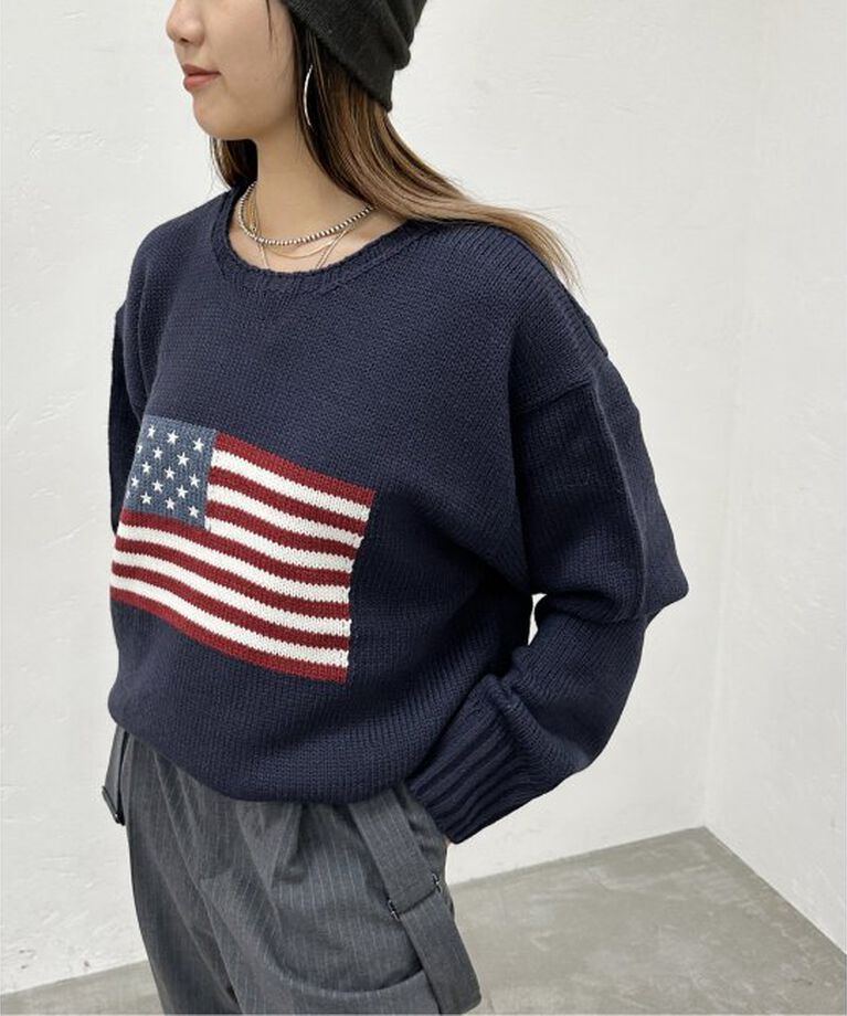 JOINT WORKS「《追加》SUNNY SPORTS/サニースポーツ flag crew sweater」|ニット・セーター|