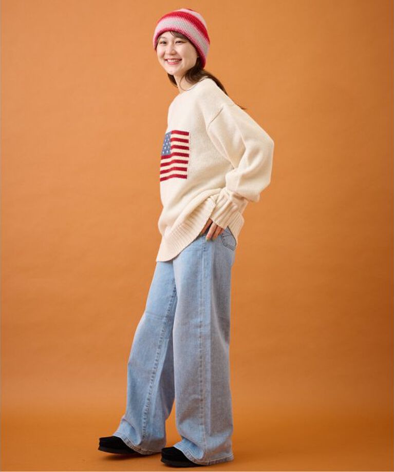 JOINT WORKS「《追加》SUNNY SPORTS/サニースポーツ flag crew sweater」|ニット・セーター|
