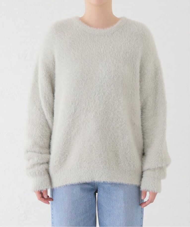 JOINT WORKS「NOMANUAL/ノーマニュアル CROPPED HAIRY KNIT」|ニット・セーター|