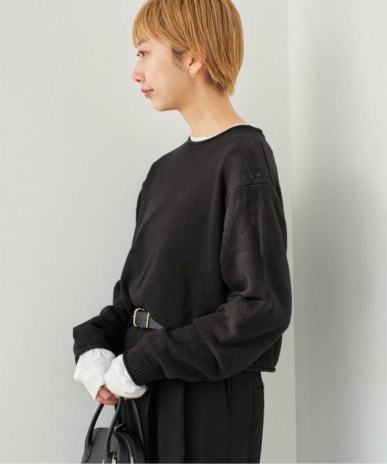 Plage「co/linen short プルオーバー」|ニット・セーター|