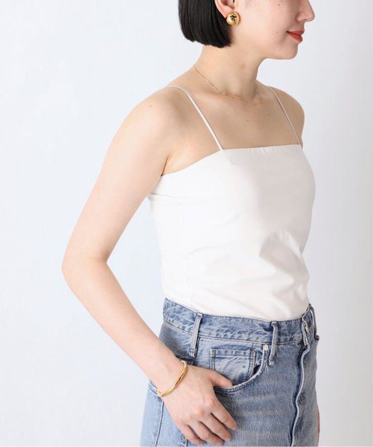 VERMEIL par iena「《追加》Minimal bare bra top」|インナー|ホワイト