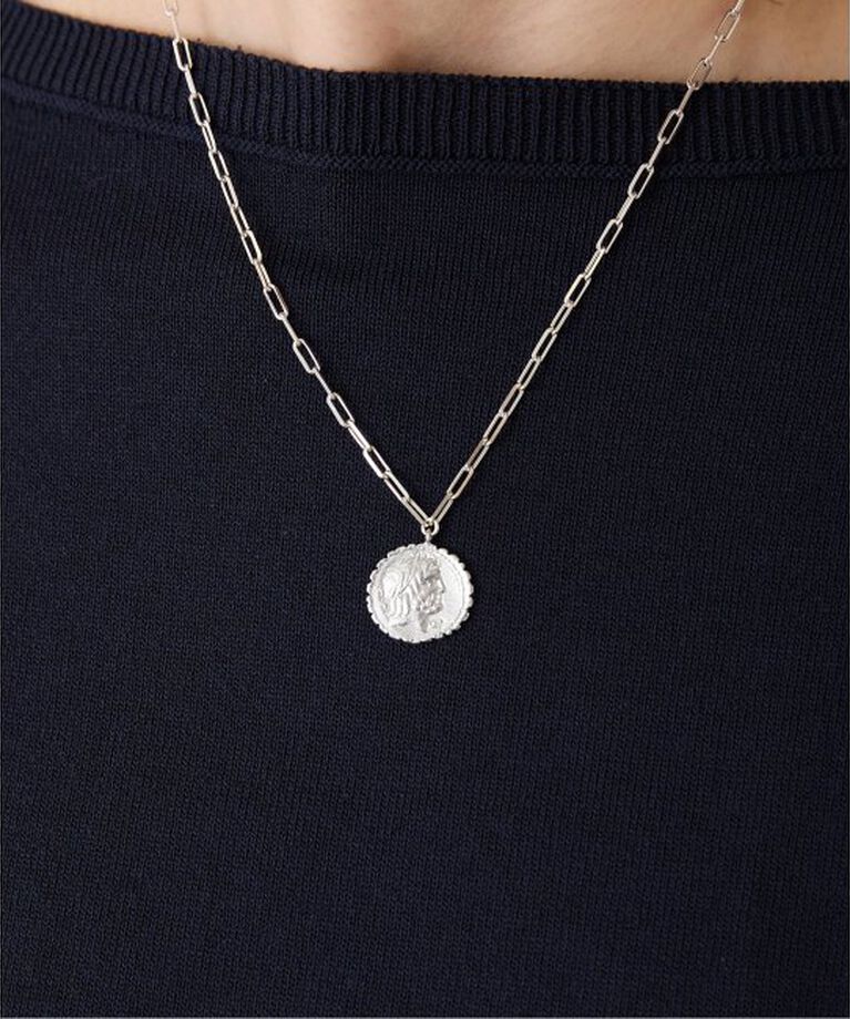 IENA「MARIHA/マリハ 別注 COIN*45 ロングレクタングル ネックレス」|ネックレス|