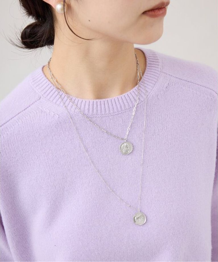 IENA「MARIHA/マリハ 別注 COIN*45 ロングレクタングル ネックレス」|ネックレス|