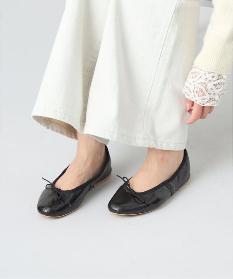 IENA「PORSELLI/ポルセリ LEATHER バレエシューズ」|バレエシューズ|