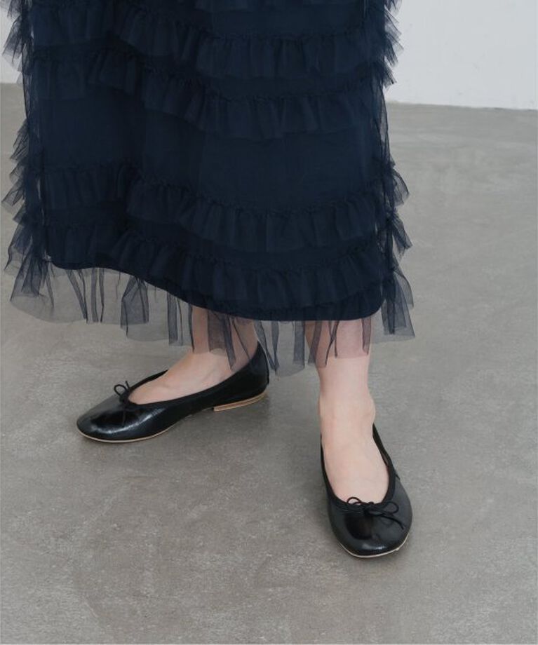 IENA「PORSELLI/ポルセリ LEATHER バレエシューズ」|バレエシューズ|