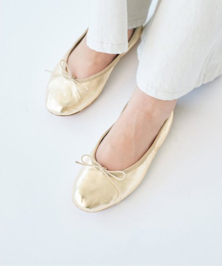 IENA「PORSELLI/ポルセリ LEATHER バレエシューズ」|バレエシューズ|