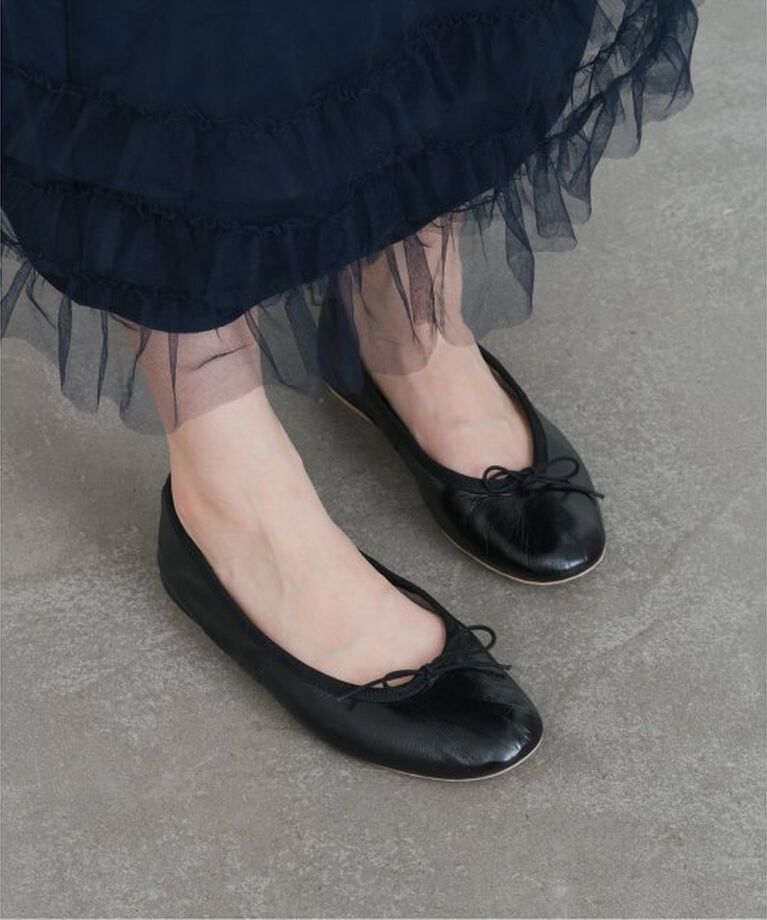 IENA「PORSELLI/ポルセリ LEATHER バレエシューズ」|バレエシューズ|