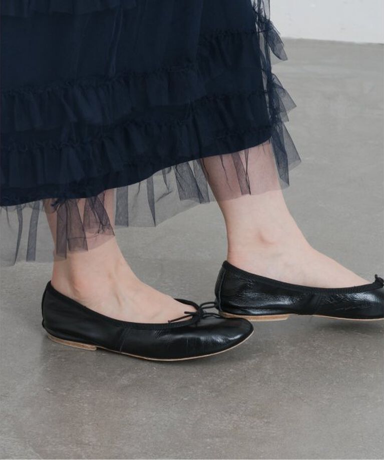 IENA「PORSELLI/ポルセリ LEATHER バレエシューズ」|バレエシューズ|