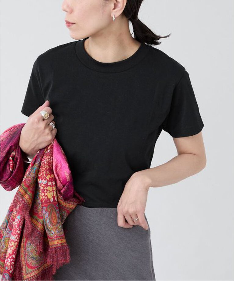 VERMEIL par iena「ATON（エイトン） CREWNECK T-SHIRTS KKAGGM0115」|Tシャツ・カットソー|