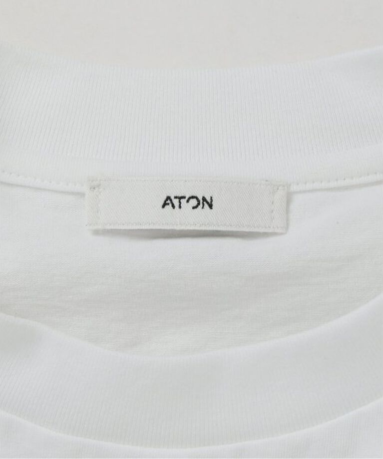 VERMEIL par iena「ATON（エイトン） CREWNECK T-SHIRTS KKAGGM0115」|Tシャツ・カットソー|
