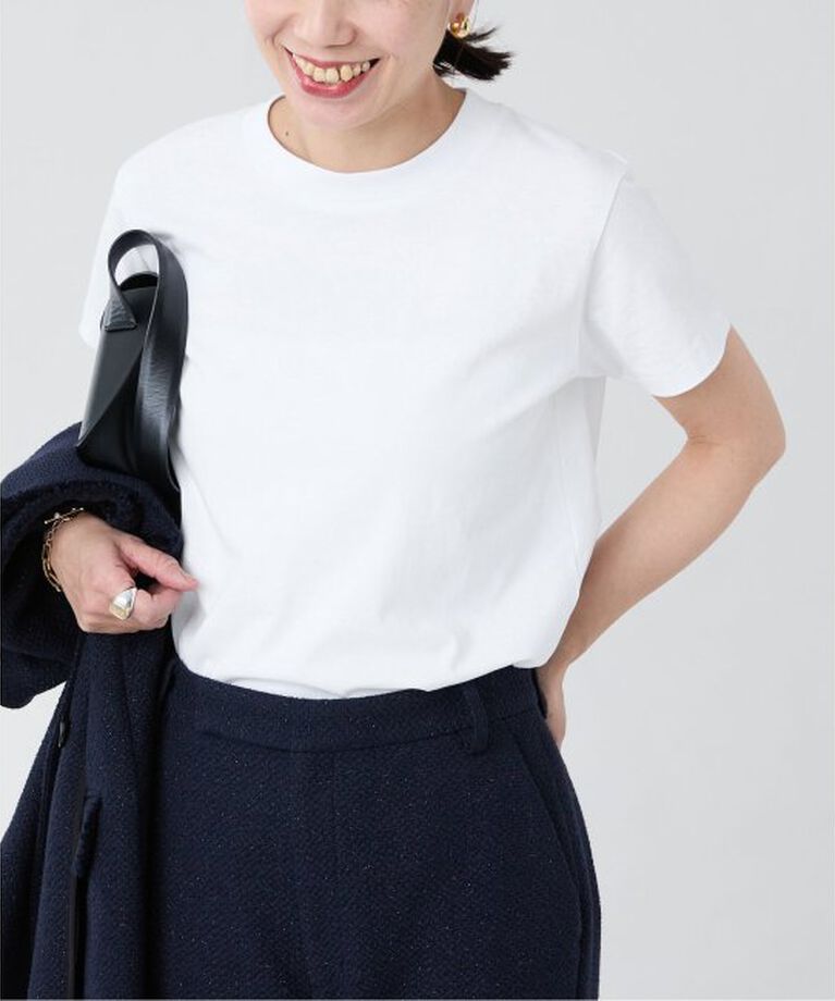 VERMEIL par iena「ATON（エイトン） CREWNECK T-SHIRTS KKAGGM0115」|Tシャツ・カットソー|
