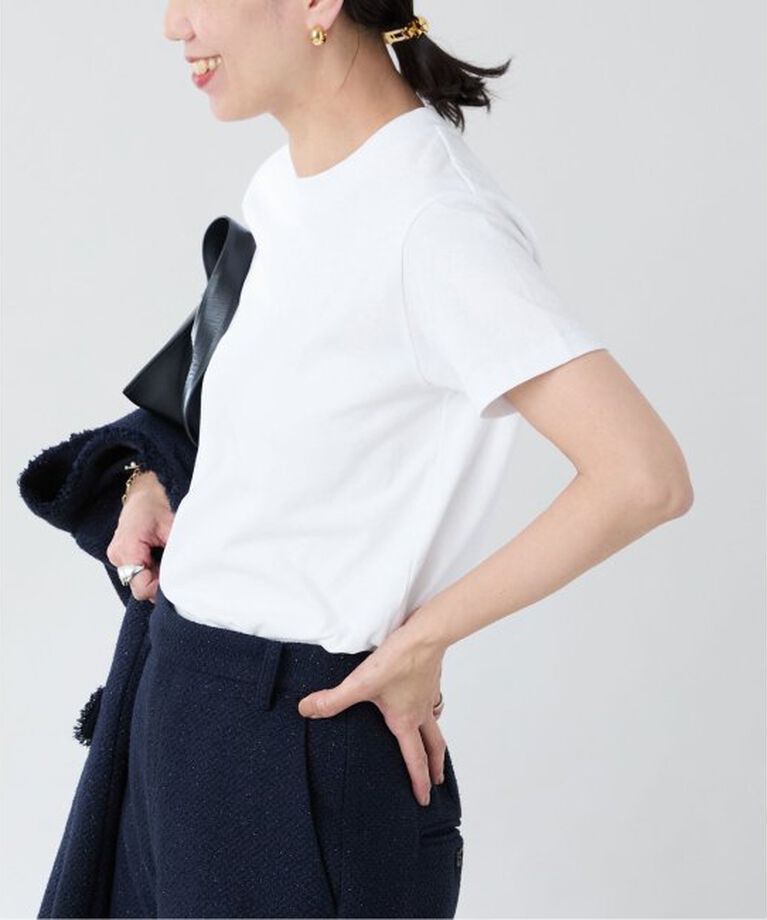 VERMEIL par iena「ATON（エイトン） CREWNECK T-SHIRTS KKAGGM0115」|Tシャツ・カットソー|