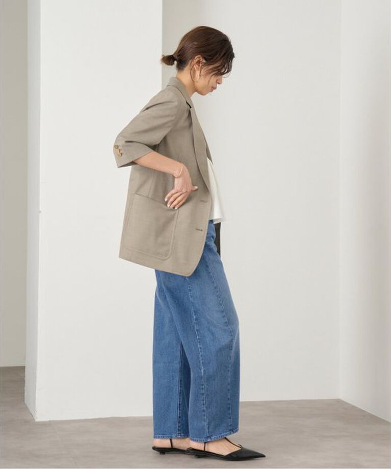 IENA「MOTHER/マザー SP LIL FULL PIPE FLOOD デニムパンツ P1196-259」|デニム|