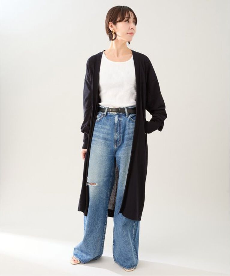 VERMEIL par iena「COTTON SHEER LONG カーディガン」|カーディガン|