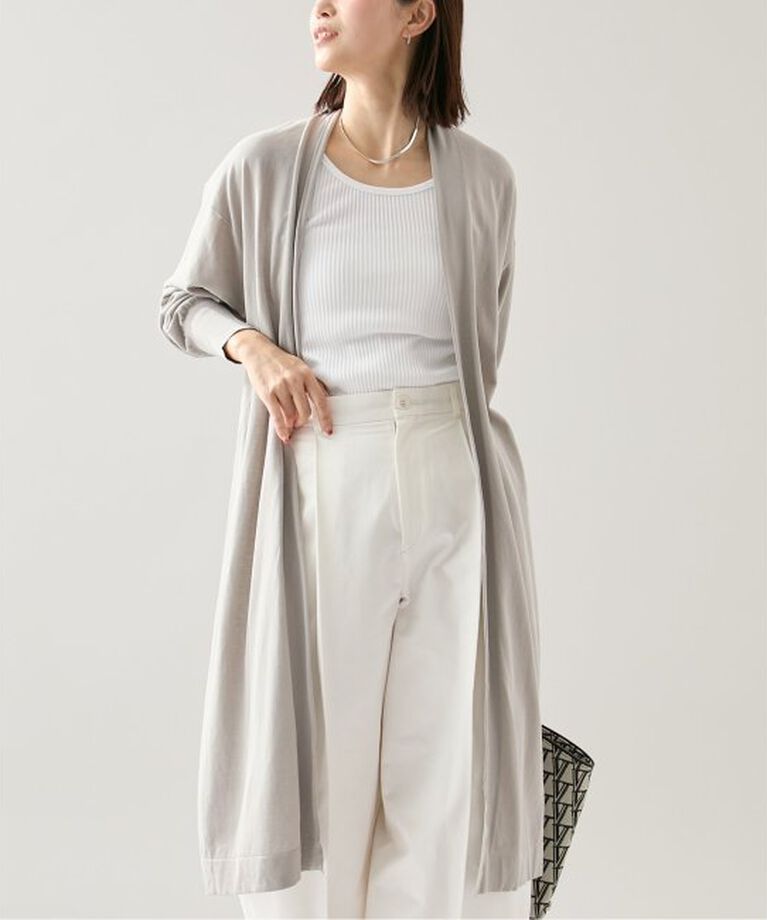 VERMEIL par iena「COTTON SHEER LONG カーディガン」|カーディガン|