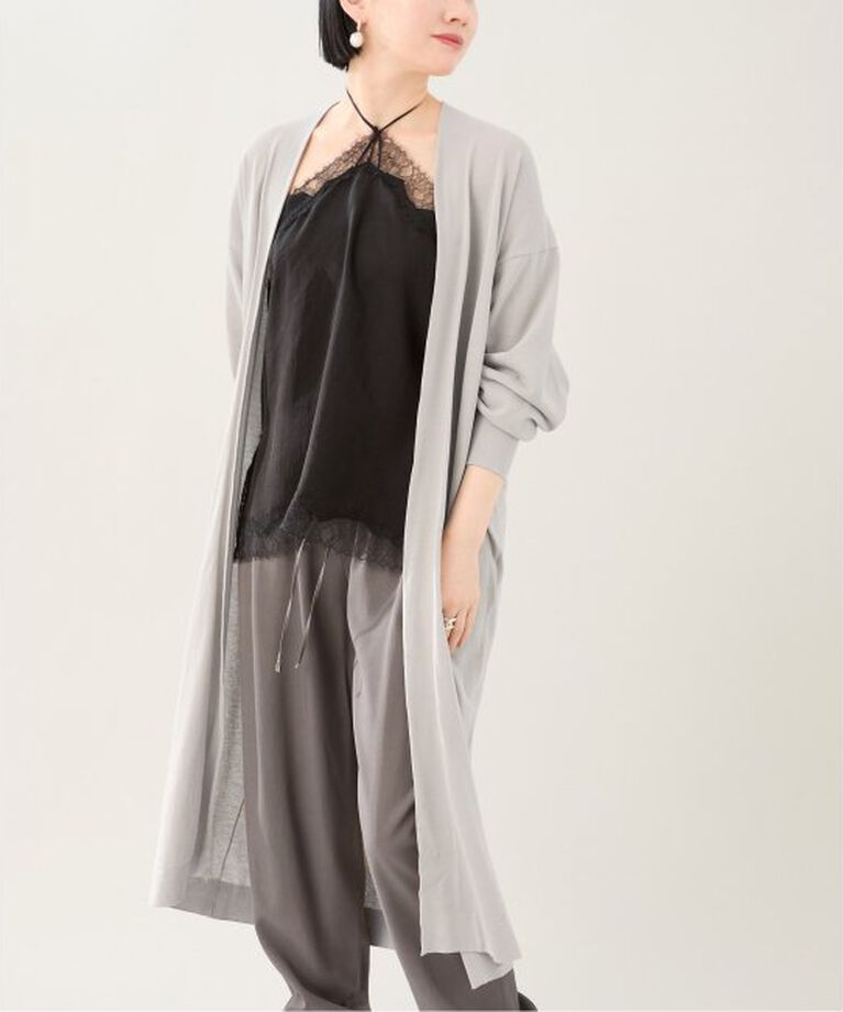 VERMEIL par iena「COTTON SHEER LONG カーディガン」|カーディガン|