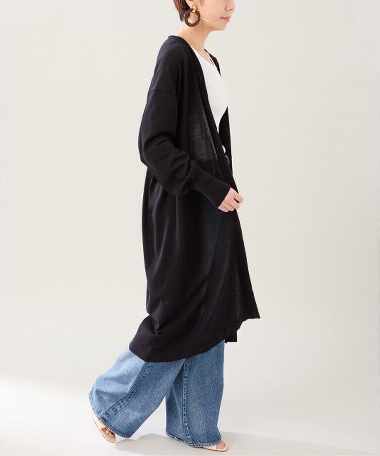 VERMEIL par iena「COTTON SHEER LONG カーディガン」|カーディガン|