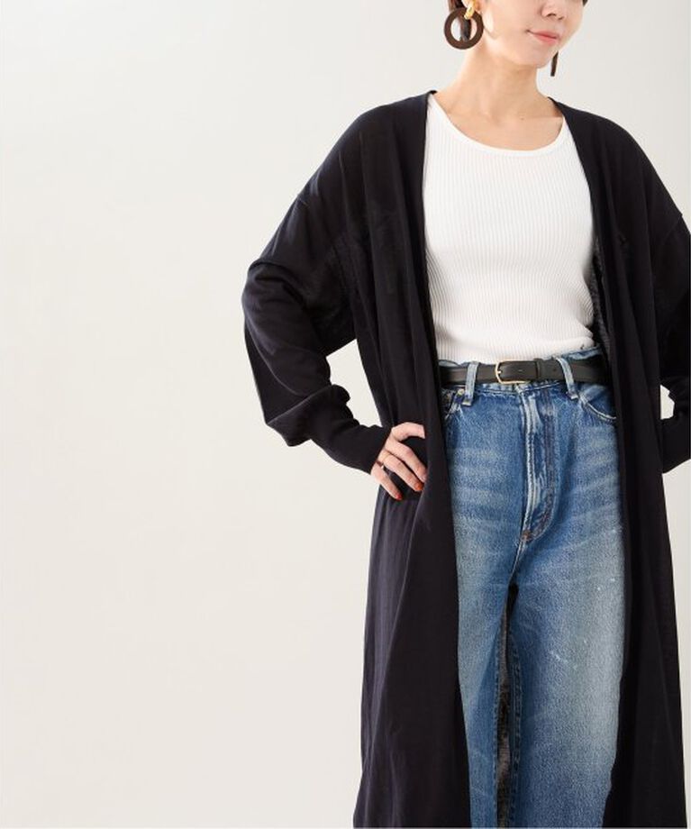 VERMEIL par iena「COTTON SHEER LONG カーディガン」|カーディガン|