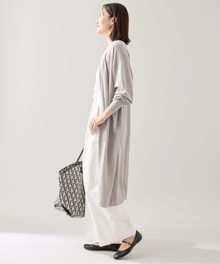 VERMEIL par iena「COTTON SHEER LONG カーディガン」|カーディガン|