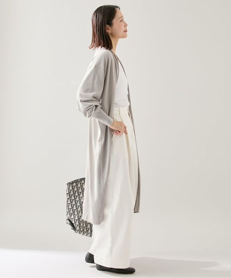 VERMEIL par iena「COTTON SHEER LONG カーディガン」|カーディガン|