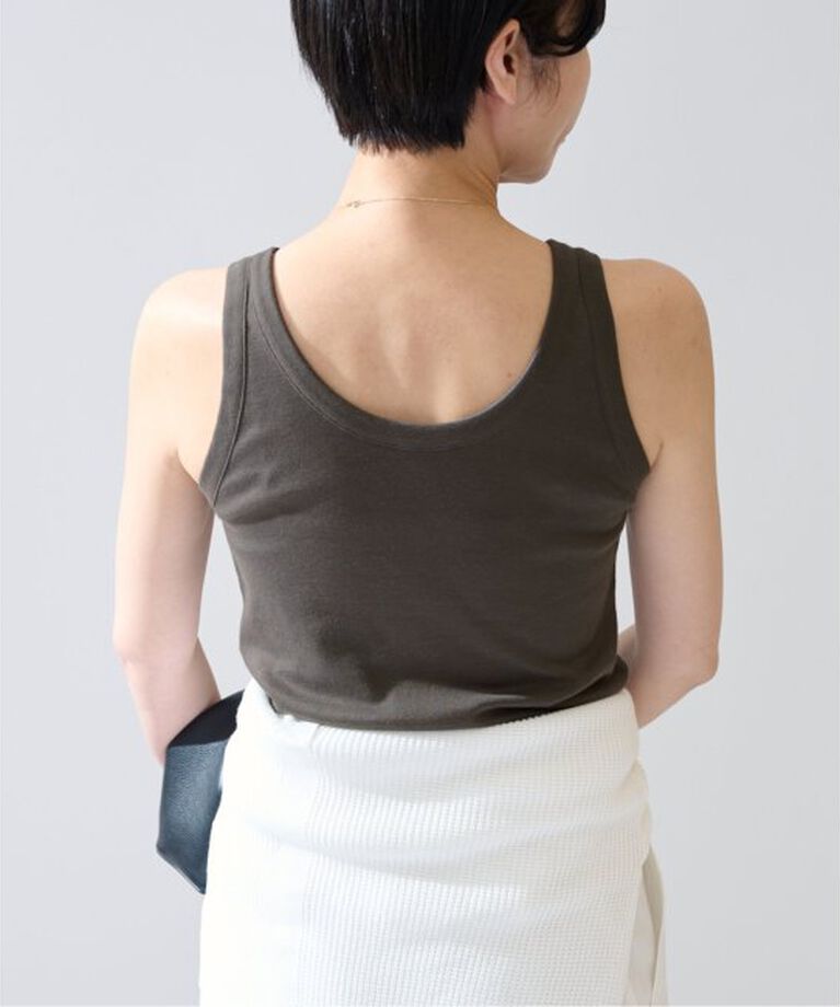 VERMEIL par iena「コットンフライスクロップドタンクトップ」|タンクトップ|